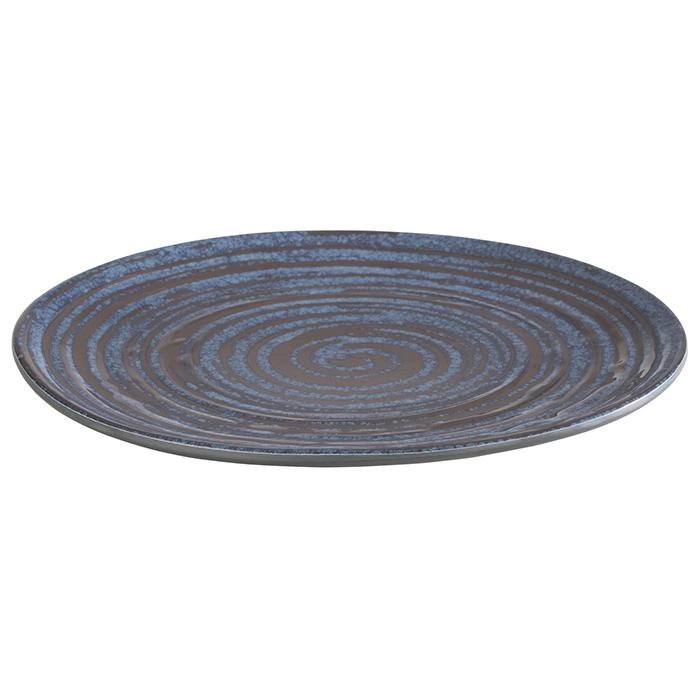 Talerz z melaminy, 270x20 mm, szaro-niebieski | APS, 85028