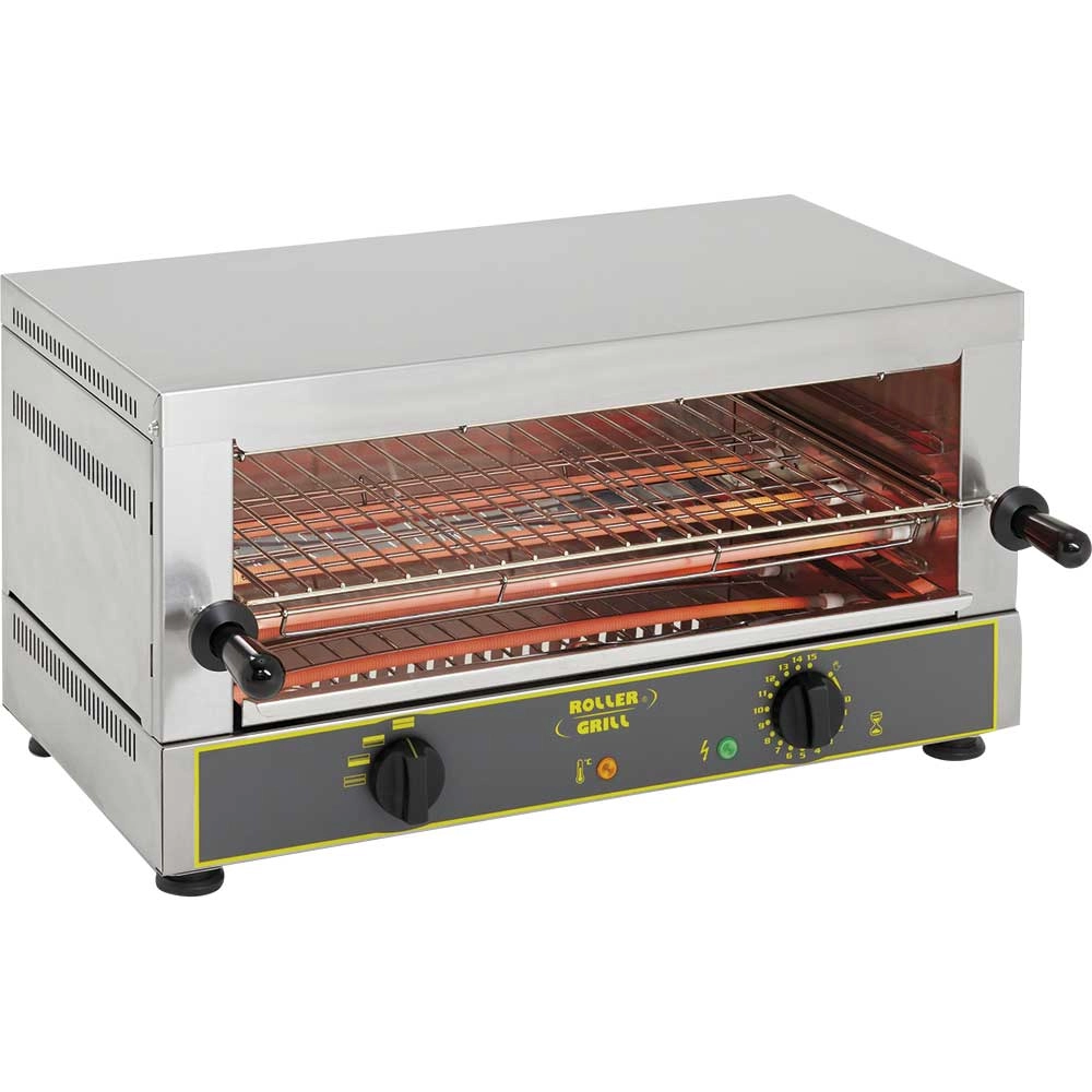 Opiekacz 1-poziomowy GN 1/1, 2.7 kW, 230 V, 640x380x330 mm | ROLLER GRILL, 777107