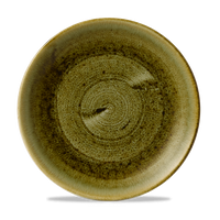Talerz płytki, Ø288 mm | CHURCHILL, Stonecast Plume Green