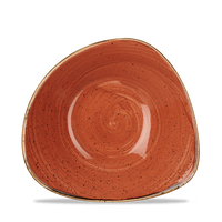Miska trójkątna, Ø235 mm, 600 ml | CHURCHILL, Stonecast Spiced Orange