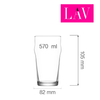 Szklanka do piwa, 570 ml | LAV, Noniq