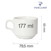 Filiżanka sztaplowana, 177 ml | PORLAND, Dove