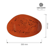 Talerz o organicznym kształcie, 350x210 mm, pomarańczowy | FINE DINE, Dahlia