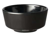 Miska z melaminy 0,7 l, Ø150 mm, czarna | APS, Float