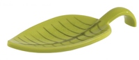 Łyżka przystawkowa z melaminy 100x45 mm, zielona | APS, Leaf