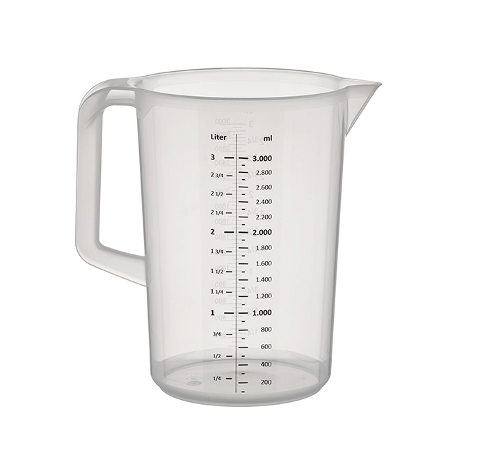Miarka z polipropylenu z podziałką 3 l | APS, 30049
