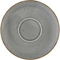 Spodek do filiżanki 390267 Aida z porcelany 160 mm, szary | LUBIANA, Art