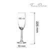 Kieliszek do szampana, 180 ml | FINE DINE, Volare Banquet