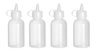 Mini dyspensery do sosów 50 ml, ⌀35x100 mm, zestaw 4 szt. | HENDI, 557990