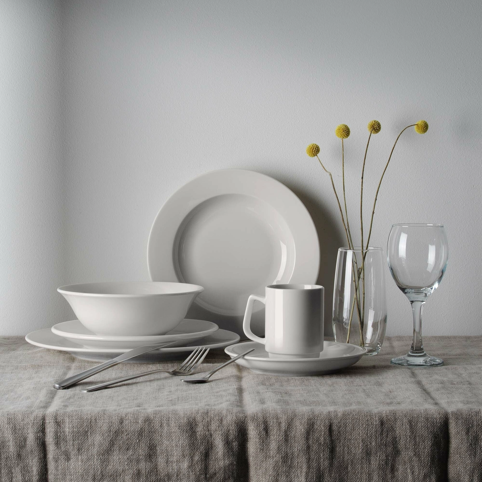 Miska stożkowa, 1000 ml, 190×75 mm | FINE DINE, Crema