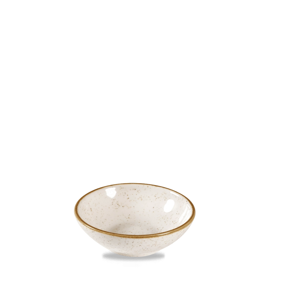 Misa płytka, Ø116 mm, 200 ml | CHURCHILL, Stonecast Barley White