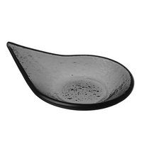 Naczynie fingerfood łezka, 80×100 mm, czarne | FINE DINE, Vetro