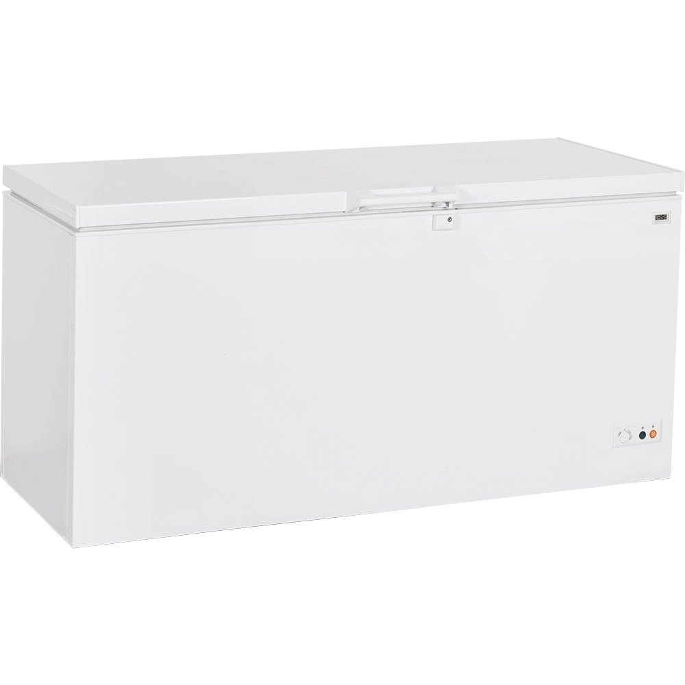 Zamrażarka skrzyniowa, 555 l, malowana proszkowo, pokrywa z zamkiem, 1775x743x840 mm | STALGAST, 883602