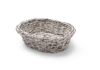 Koszyk na pieczywo, owalny, 250x190x65 mm, szary | HENDI, 426616