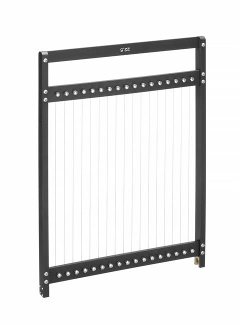 Pojedyncza gitara cukiernicza, 636x441x109 mm, czarna | HENDI, 195789