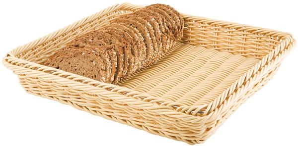 Koszyk prostokątny z polipropylenu GN 1/2 325x265x65 mm, beżowy | APS, Gn Line