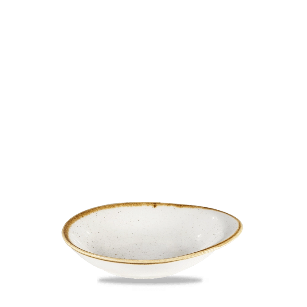 Naczynie okrągłe, 160×150 mm | CHURCHILL, Stonecast Barley White