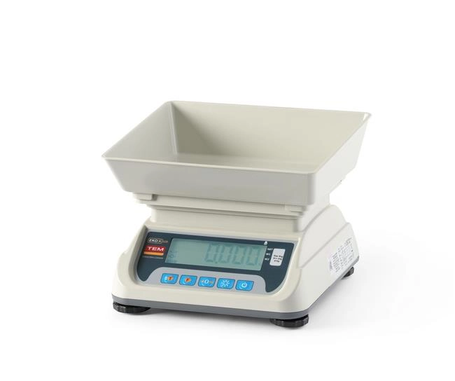 Waga sklepowa LCD z portem RS232 i legalizacją, 6 kg, 255x264x189 mm | TEM, ECO+