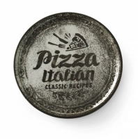 Talerz do pizzy, czarny, ⌀310 mm | HENDI, Recipe Collection