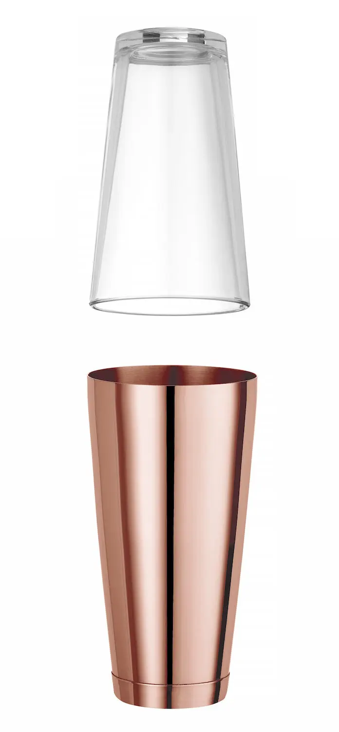 Shaker bostoński, miedziany, 0,8 l, ⌀90 mm | BARUP, 596395