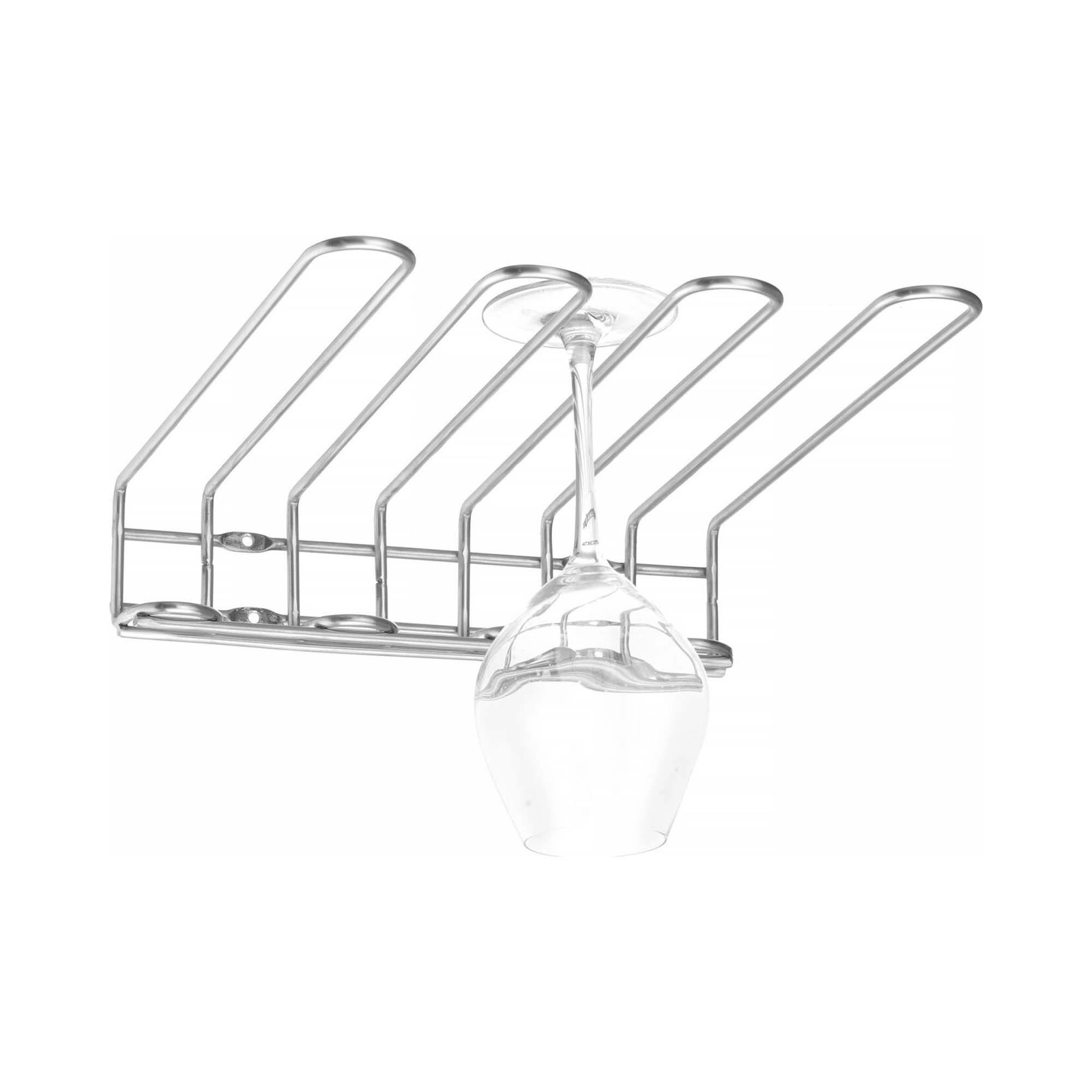 Wieszak na kieliszki, 350×293×50 mm, srebrny | BAR UP, 596500