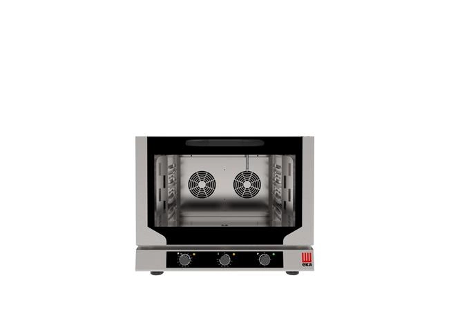 Piec konwekcyjny z nawilżaniem 4×GN 1/1, elektryczny 400V/6,4 kW, 784×752×634 mm | TECNOEKA, Evolution