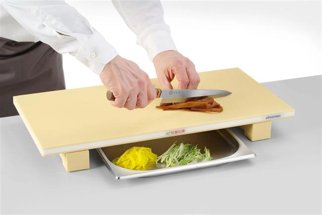 Podstawka pod deskę do sushi, 300x50x45 mm, beżowa | HASEGAWA, 513828