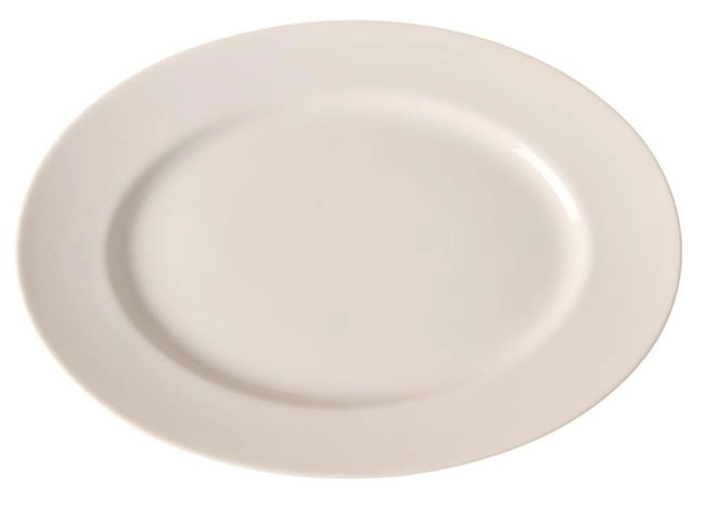 Półmisek owalny z porcelany, 360x260 mm | HENDI, 780091