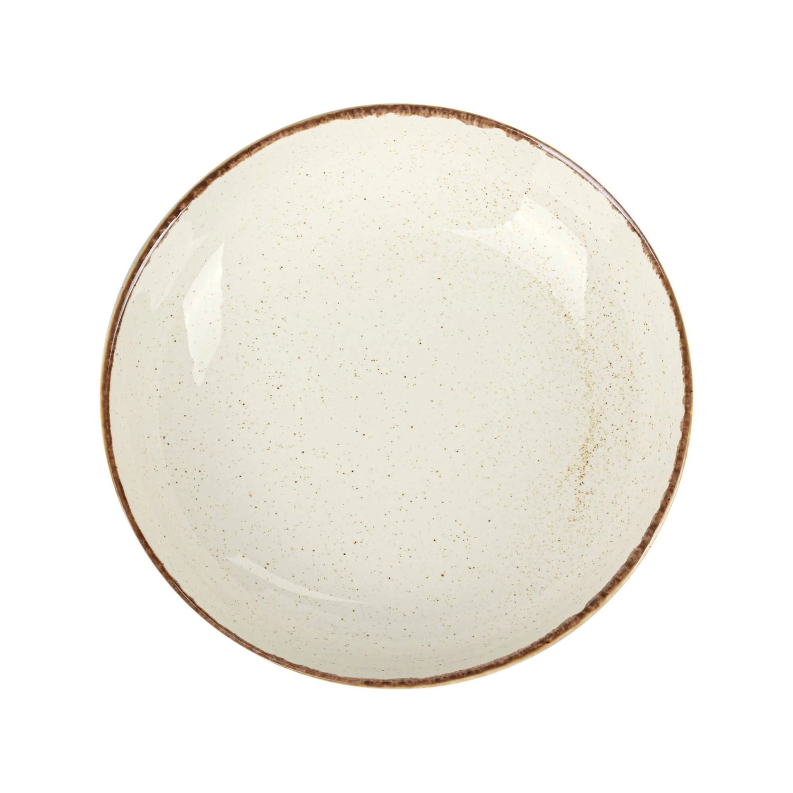 Miska płytka, Ø220 mm, beżowa | PORLAND, Seasons Sand