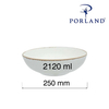 Miska bufetowa, Ø250 mm, beżowa | PORLAND, Seasons Sand