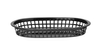 Koszyk do pieczywa, owalny, 275x175x38 mm, czarny, 6 szt. | HENDI, 426890