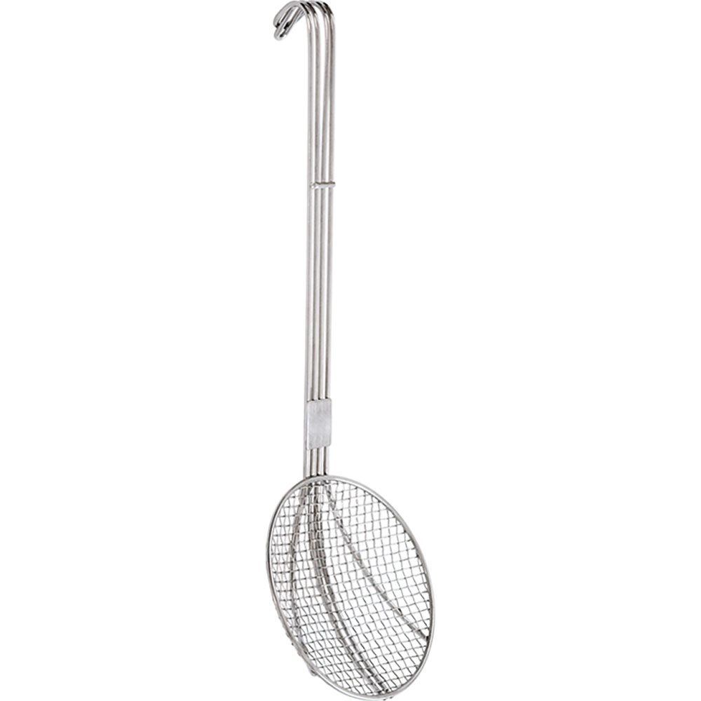 Łyżka cedzakowa ze stali chromowanej, o średnicy 160 mm | STALGAST