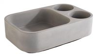 Skrzynka 235×160×65 mm z betonu z przegródką i 2 otworami Ø65 mm | APS, Element