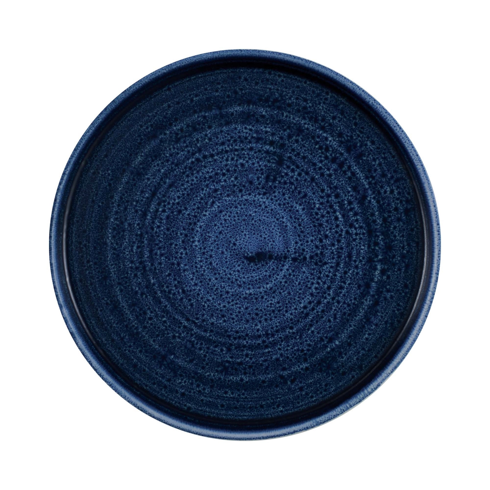 Talerz z wysokim rantem Plume Ultramarine, Ø210 mm | CHURCHILL, Stonecast Plume Ultramarine