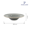 Talerz do pasty, Ø260 mm | PORLAND, Seasons Stone