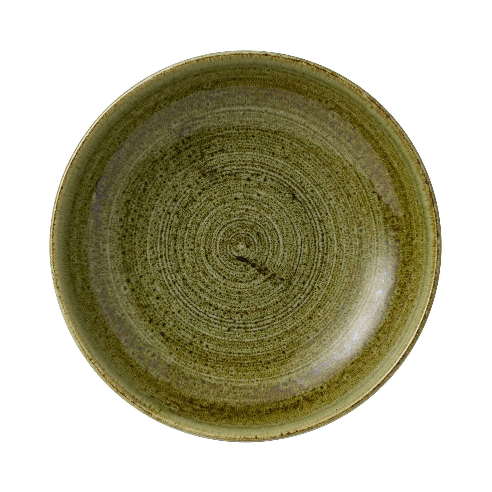 Miska coupe, Ø248 mm | CHURCHILL, Stonecast Plume Green