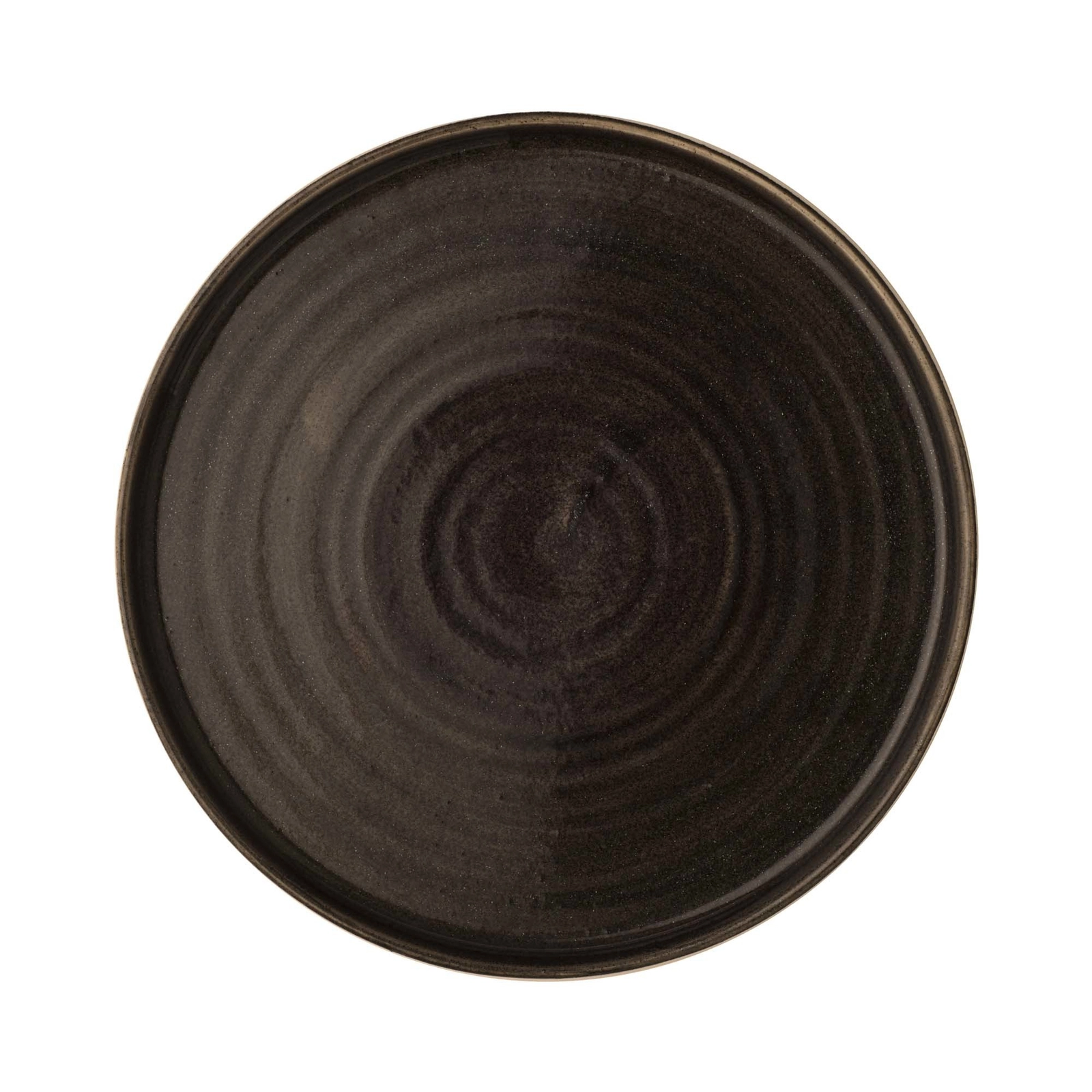 Talerz z wysokim rantem Patina Iron Black, Ø210 mm | CHURCHILL, Stonecast Patina Iron Black