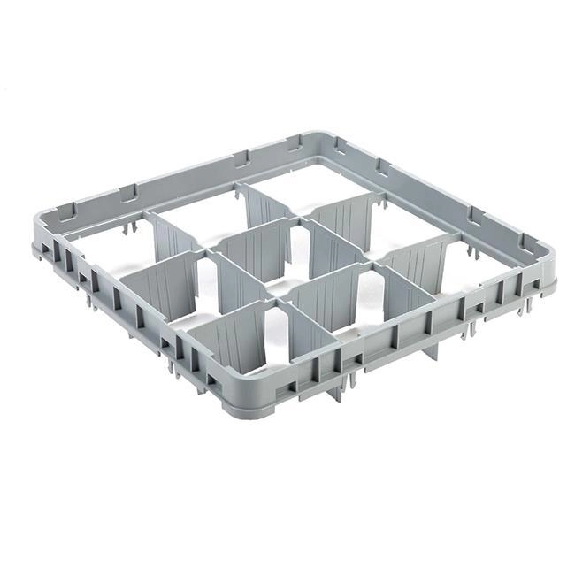 Nadstawa do kosza typ 1, 500×500×40 mm, 9 elementów, maks. ⌀148 mm | AMERBOX, 877456