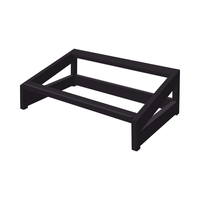 Podstawa skośna GN 1/1, 530×325×190 mm | FINE DINE, Madeira Black