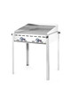 Grill gazowy 2-palnikowy Green Fire, 11,6 kW, 740x612x825 mm | HENDI, Profi Line