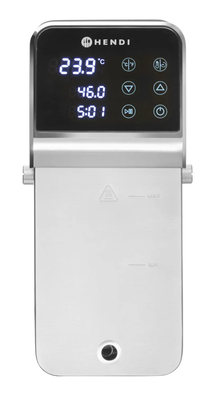 Cyrkulator zanurzeniowy do sous vide 80, 220-240 V, 2,3 kW, 80 l, 155x175x(H)319 mm | HENDI, 221143