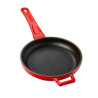 Mini patelnia żeliwna z metalowym uchwytem Ø160 mm, czerwona, 400 ml | LAVA, 832233