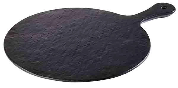 Taca okrągła z melaminy Ø300 mm z uchwytem | APS, Slate-Rock