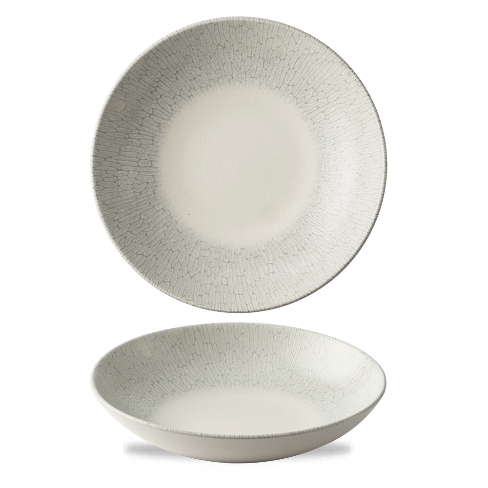 Miska coupe Evolve Ø250 mm, szara | CHURCHILL, Delta Grey