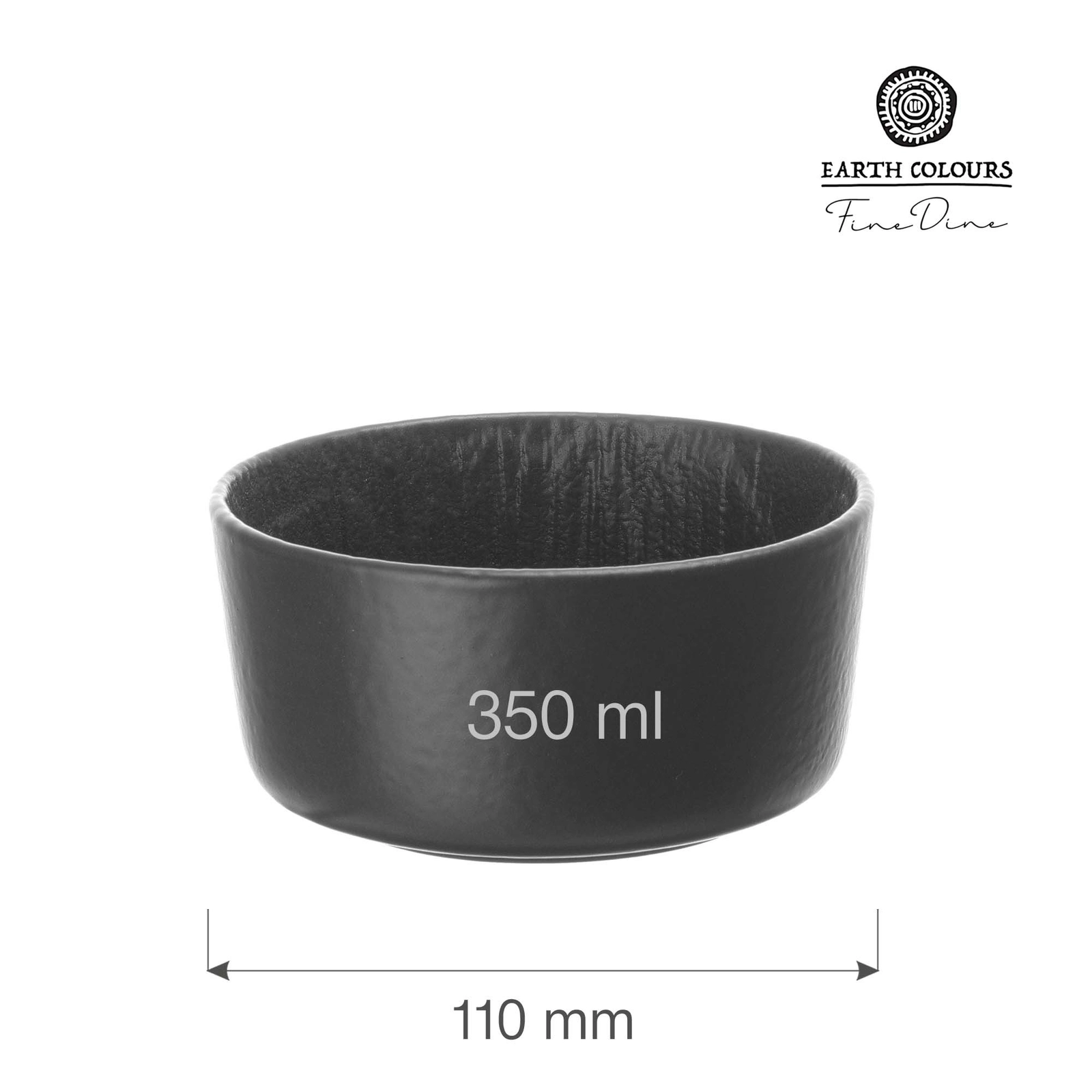 Miska, Ø110 mm, 350 ml, biała | FINE DINE, Crust