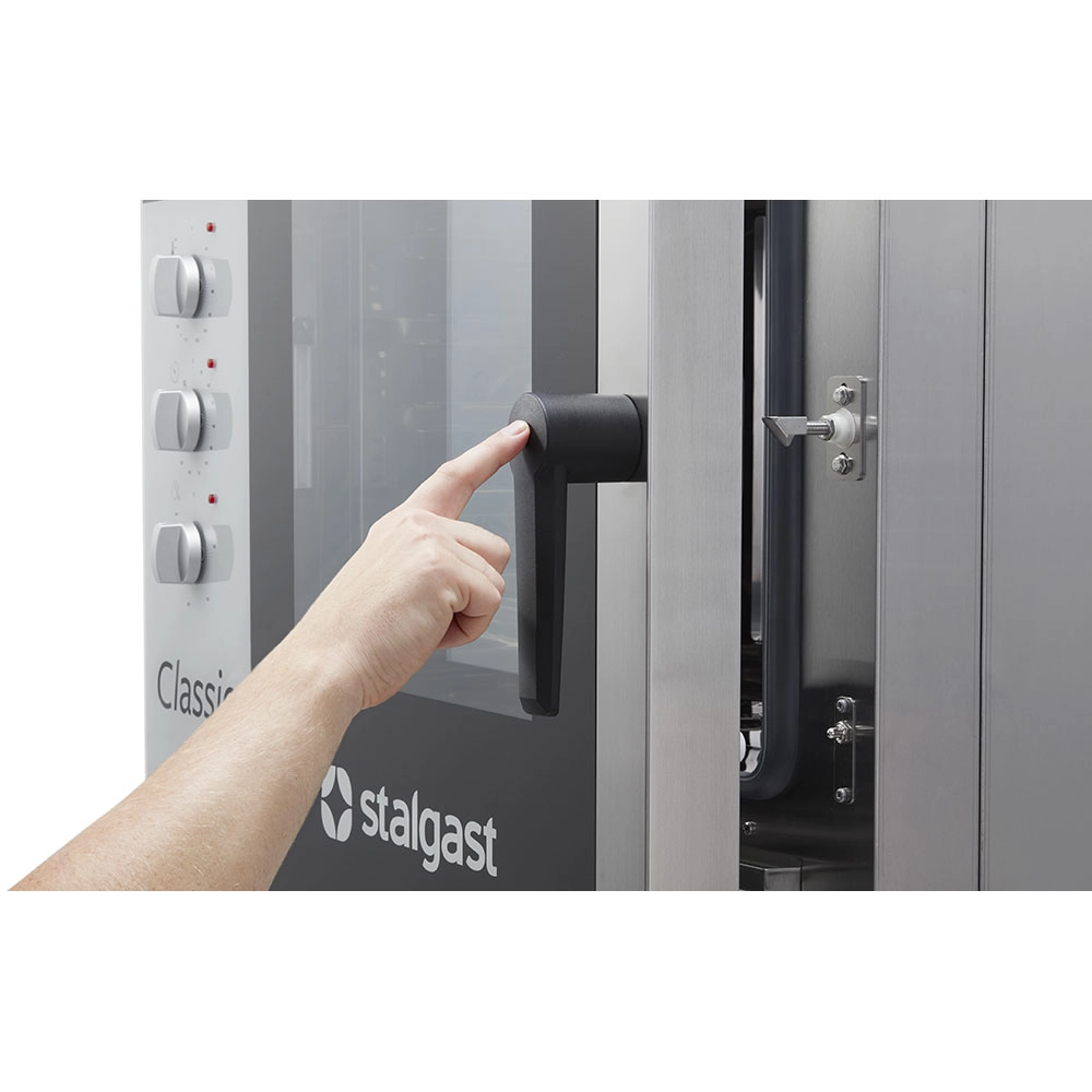 Piec konwekcyjno-parowy 7xGN 1/1, manualny, gazowy, 14 kW, 790x960x850 mm | STALGAST, ClassicCook