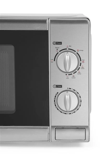 Kuchenka mikrofalowa z grillem, 20 l, 1,05 kW, 230 V, 435×360×251 mm | HENDI, 281710