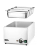Zestaw: bemar + 3×GN 1/3 z pokrywką, 1 kW, 590×332×242 mm | HENDI, 238967
