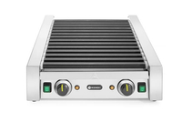 Podgrzewacz rolkowy do parówek dwustrefowy, 14 rolek, 230 V, 1,48 kW, 520x650x176 mm | HENDI, 268735