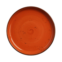 Talerz z wysokim rantem, Ø210 mm, pomarańczowy | FINE DINE, Dahlia